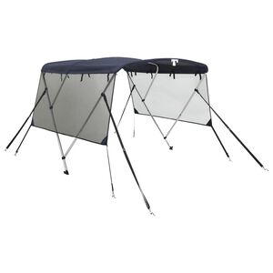 vidaXL 3-Bow Bimini-Top mit Mesh-Seitenteilen 183x(170-182)x137 cm