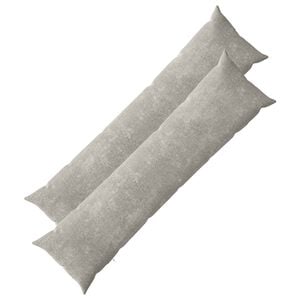 vidaXL Kissenbezug 2 pcs HEERLEN Hellgrau 40 x 145 cm Chenille-Stoff