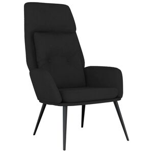 vidaXL Relaxsessel Schwarz Wildleder-Optik
