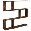 vidaXL Wandregal Raucheiche 80 x 12 x 79,5 cm Holzwerkstoff