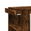 vidaXL Bartisch Räuchereiche 102x70x103,5 cm Holzwerkstoff