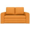 vidaXL Schlafsofa 60cm Dunkelgelb Stoff