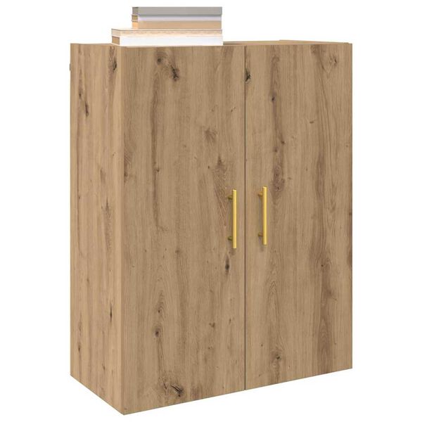 vidaXL Wandschrank 2 pcs Artisan-Eiche 69,5 x 34 x 90 cm Holzwerkstoff