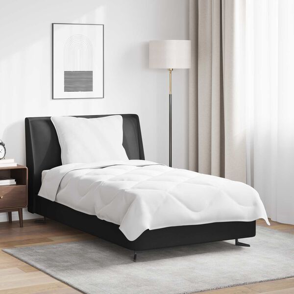 vidaXL Sommerdecke mit Kissen 2 pcs Wei&szlig; Mikrofaser