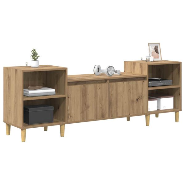 vidaXL TV-Schr&auml;nk Artisan-Eiche 160 x 35 x 55 cm Holzwerkstoff
