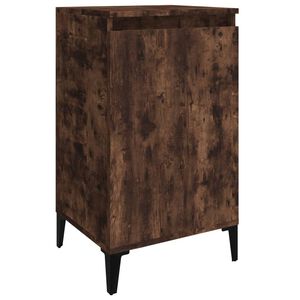 vidaXL Nachttisch R&auml;uchereiche 40x35x70 cm Holzwerkstoff