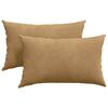 vidaXL Sofakissen 2 St&uuml;ck Braun 50 x 30 cm Cordstoff