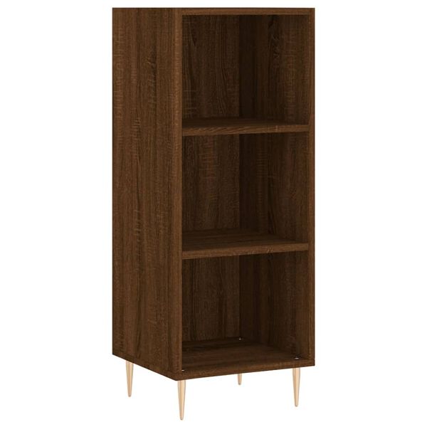 vidaXL Highboard Braun Eichen-Optik 34,5x32,5x180 cm Holzwerkstoff