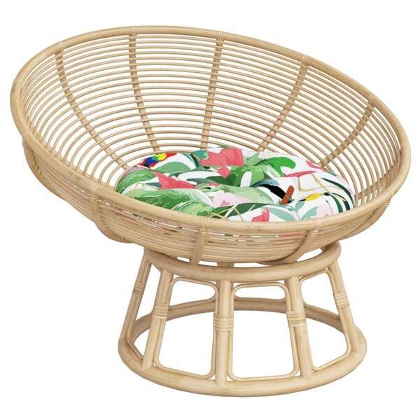 vidaXL Kissen Rund Mehrfarbig &Oslash; 60x11 cm Oxford-Gewebe