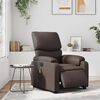 vidaXL Massagesessel Elektrisch Braun Kunstleder