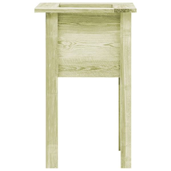 vidaXL Hochbeet mit Beinen 50x50x80 cm Schnittholz Impr&auml;gniert