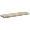 vidaXL Schweberegale 2 Stk. Eiche-Optik 80x23,5x3,8 cm MDF