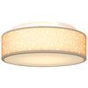 vidaXL Deckenlampe mit Strahlern Taupe 38 x 38 x 13,5 cm Stoff