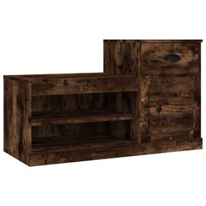 vidaXL Schuhschrank R&auml;uchereiche 100x42x60 cm Holzwerkstoff