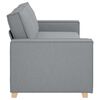 vidaXL 3-Sitzer-Sofa Dunkelgrau 220x78x80 cm Stoff