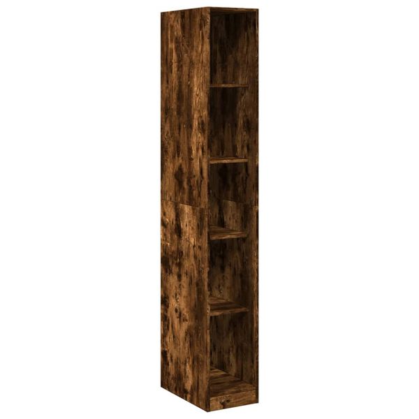 vidaXL Kleiderschrank Räuchereiche 30x50x200 cm Holzwerkstoff