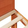 vidaXL Familienbett ohne Matratze Wachsbraun 240x200 cm Massivholz