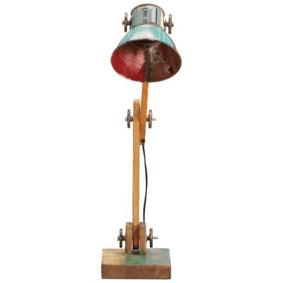 vidaXL Schreibtischlampe Industrie-Stil Mehrfarbig Rund 23x18x95cm E27