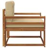 vidaXL Outdoor Mittelsofa Massivholz Akazie Natur