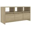 vidaXL TV-Schrank Sonoma-Eiche 102x37,5x52,5 cm Holzwerkstoff