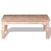 vidaXL Couchtisch Akazienholz 110x60x45 cm