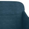 vidaXL Sitzbank Blau 110x76x80 cm Samt