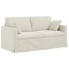 vidaXL Sofa Creme 158 x 78 x 80 cm Samt