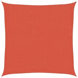 vidaXL Sonnensegel 160 g/m&sup2; Quadratisch Terrakottarot 2,5x2,5 m HDPE