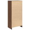 vidaXL Schrank mit Schublade Braun Eichen-Optik 55,5x34x119,5 cm