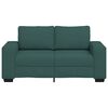 vidaXL 2-Sitzer-Sofa Dunkelgr&uuml;n 160x77x82 cm Stoff