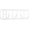 vidaXL Outdoor-Hundezwinger Silbern 6x2x2 m Verzinkter Stahl