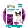 Outward Hound Mini Napf f&uuml;r Hunde Slo Bowl Lila