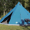 vidaXL Familien-Tipi-Zelt mit Dach Blau und Grau 560 x 560 x 300 cm