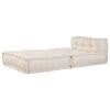 vidaXL Modulares Sofaelement Creme 70x70x54 cm Stoff