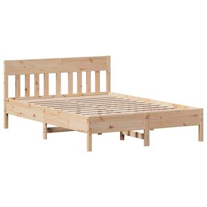 vidaXL Bettgestell ohne Matratze 150x200 cm Massivholz Kiefer