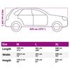 vidaXL Autoabdeckung f&uuml;r SUV Voll Grau M Vliesstoff