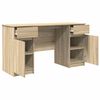 vidaXL Schreibtisch Sonoma-Eiche 140 x 49 x 76 cm Holzwerkstoff