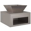 vidaXL Feuerstelle Rostoptik 50 x 50 x 40 cm