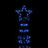 vidaXL LED-Weihnachtsbaum mit Erdspie&szlig;en 570 LEDs Blau 300 cm
