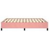 vidaXL Bettgestell Rosa 140x190 cm Samt