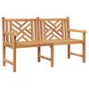 vidaXL Gartenbank 150 x 60 x 90 cm Massivholz Teak