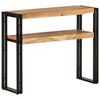 vidaXL Konsolentisch 90x30x75 cm Massivholz Akazie