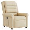 vidaXL Relaxsessel Creme Stoff