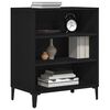 vidaXL Sideboard Schwarz Eichen-Optik 57 x 35 x 70 cm Holzwerkstoff
