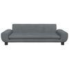 vidaXL Kindersofa Dunkelgrau 100x54x33 cm Samt