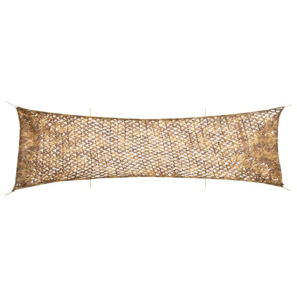 vidaXL Tarnnetz mit Aufbewahrungstasche 753x199 cm Sandfarbe