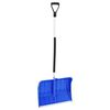 vidaXL Schneeschaufel Blau 145 cm Aluminium