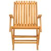 vidaXL Gartenstühle 2 Stk. Klappbar 61x67x90 cm Massivholz Teak