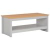 vidaXL Couchtisch Grau 105x47x42 cm
