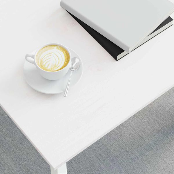 vidaXL Couchtisch Wei&szlig; 40 x 40 x 36 cm Massives Kiefernholz